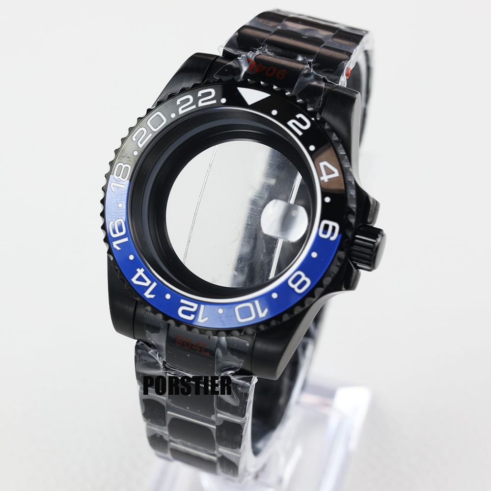40 mm zwarte pvd horlogekast s - Reel Case recensie en prijs
